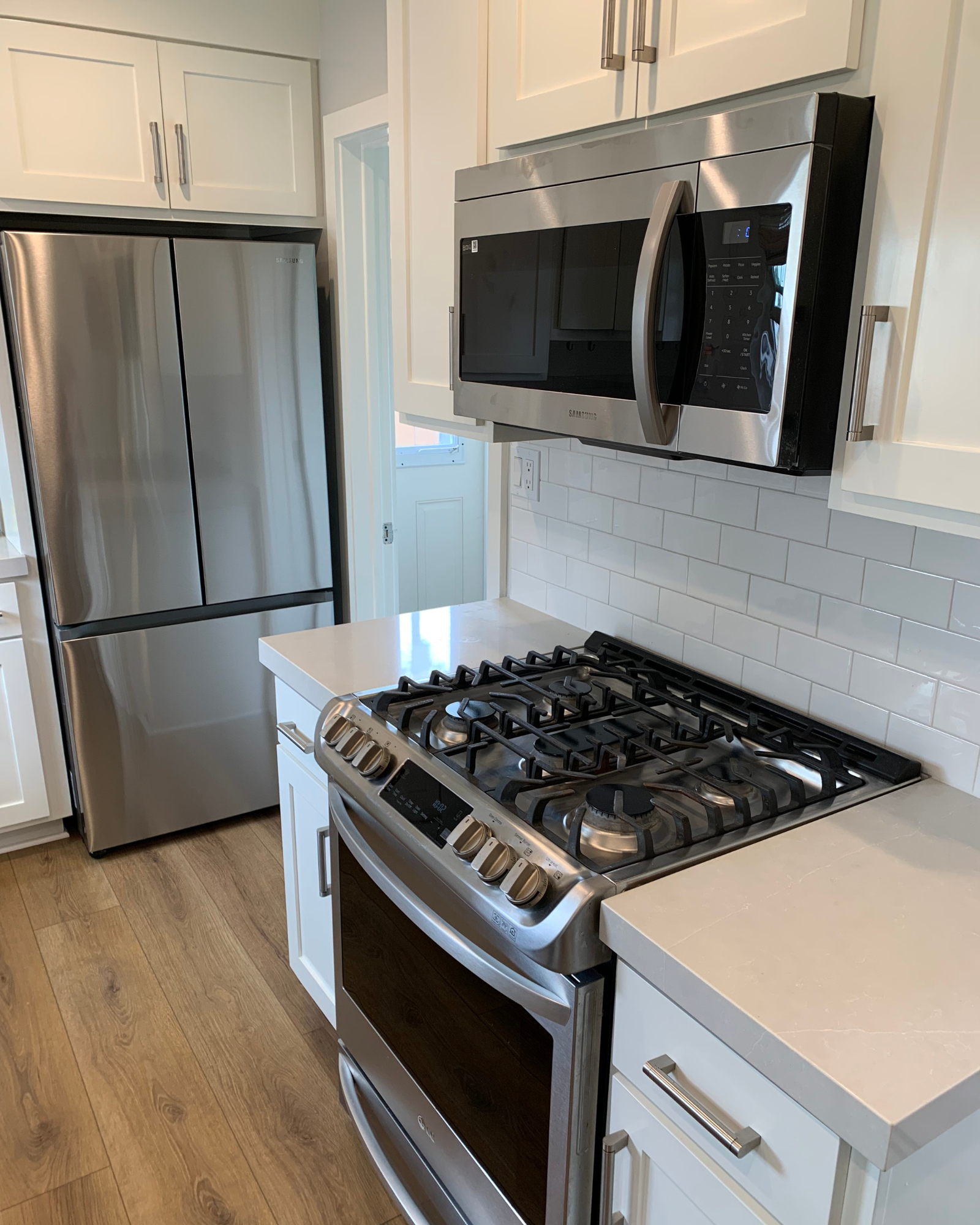 renovated kitchen after water leak